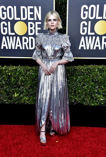 2020 2020 Golden Globe Awards - Red Carpet - Lucy Boynton 01.jpg